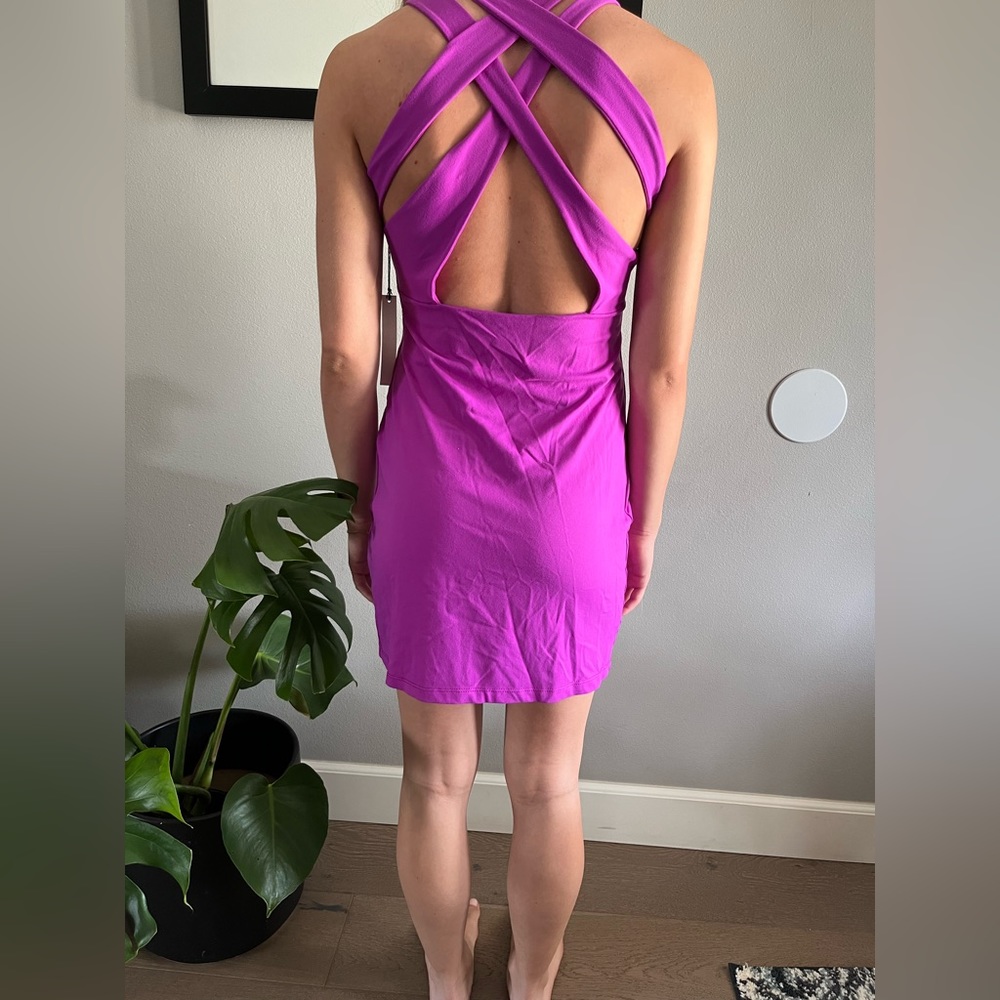 small purple dress